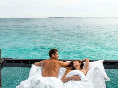 Overwater hammock Maldives villas